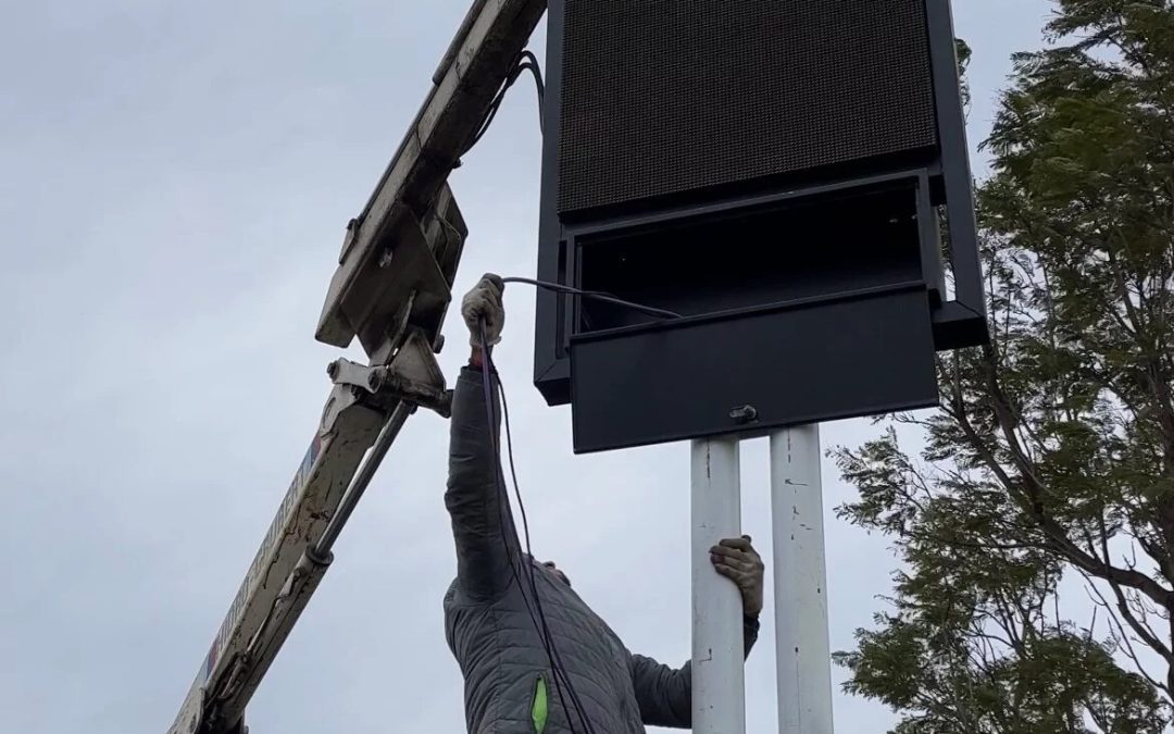 Instalación de lector de patentes