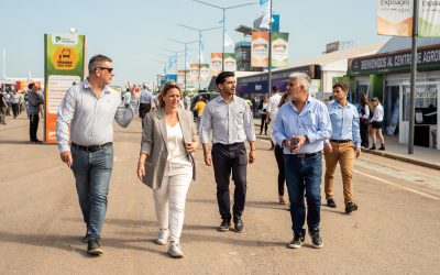 Junto a las empresas locales en Expoagro
